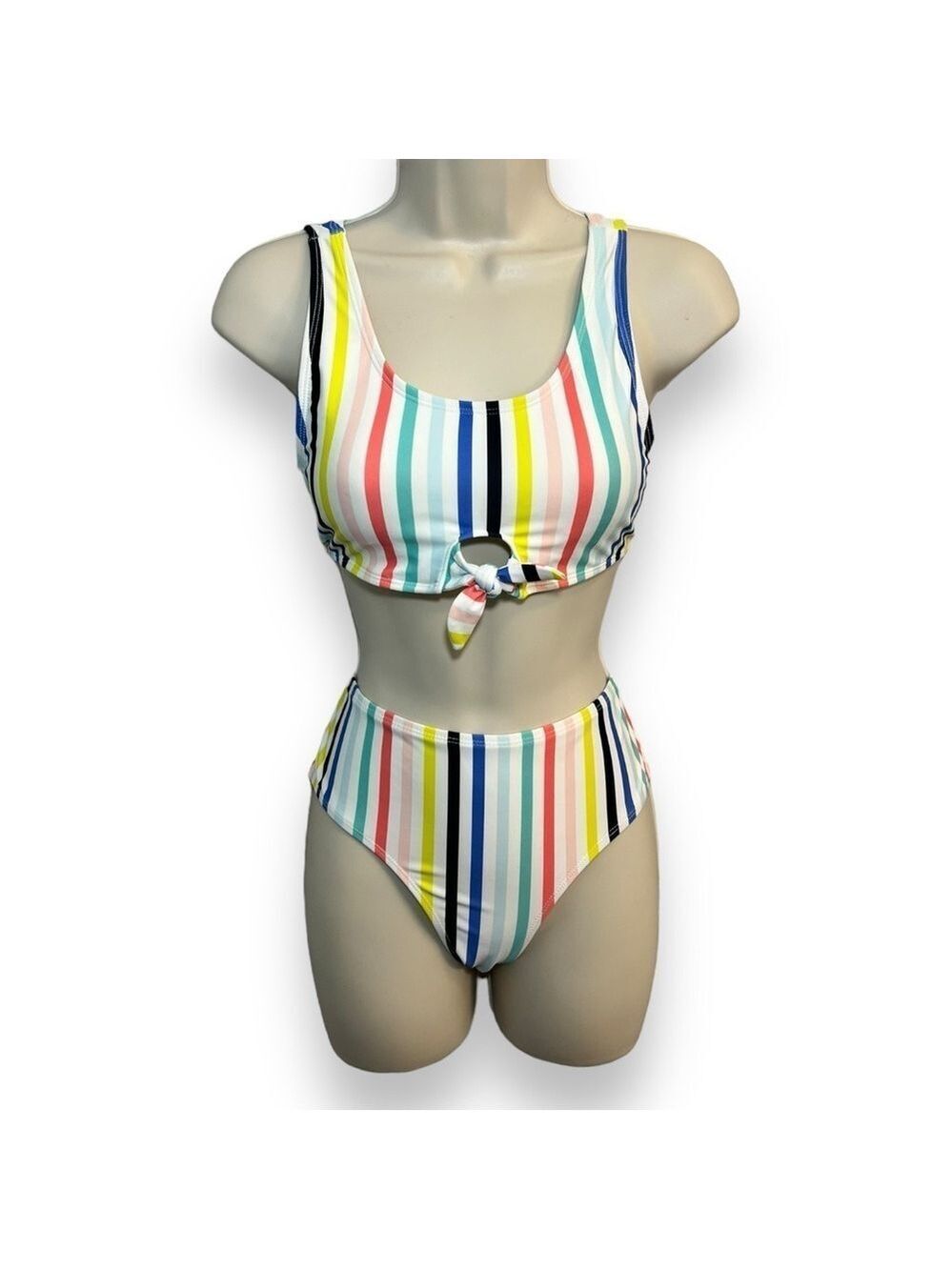 Old Navy Girl’s Tie Knot Bikini Multicolor Size XXL